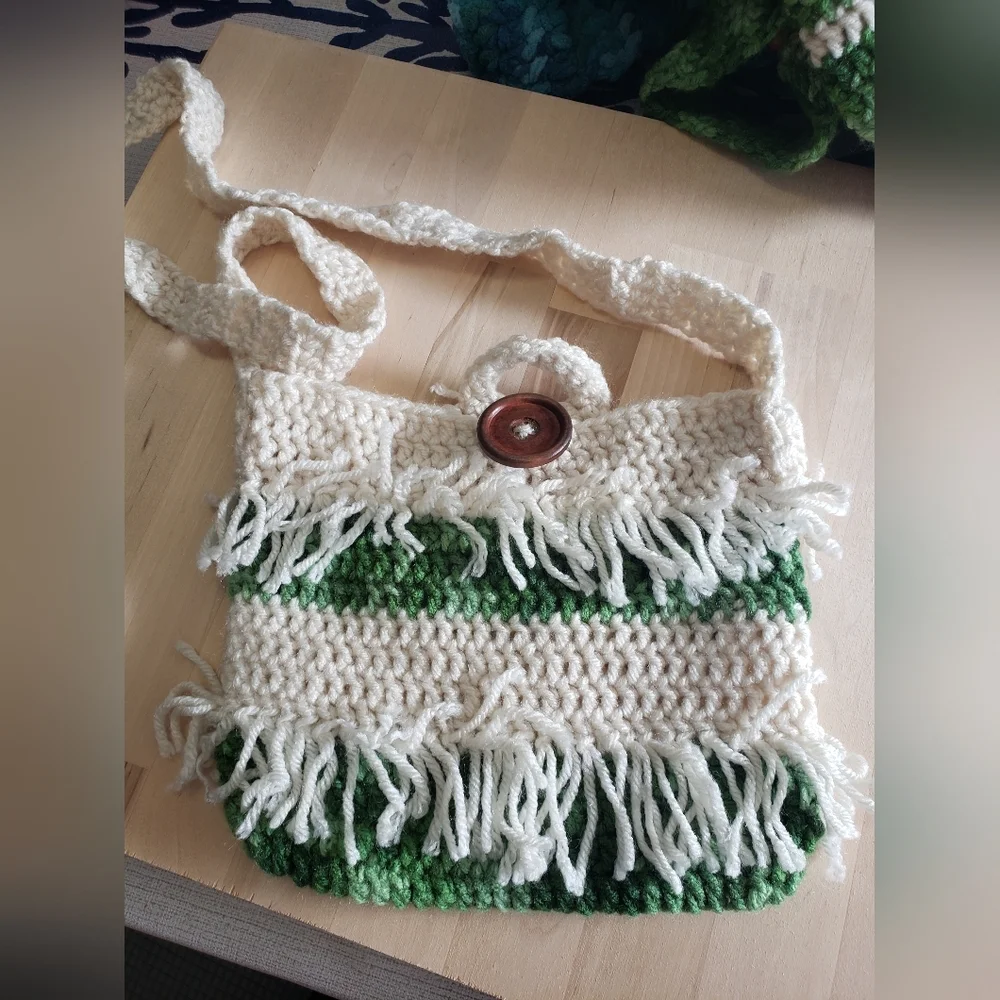 Crochet purse